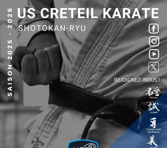 Voir l'affiche Rentrée US Créteil Karaté 2025